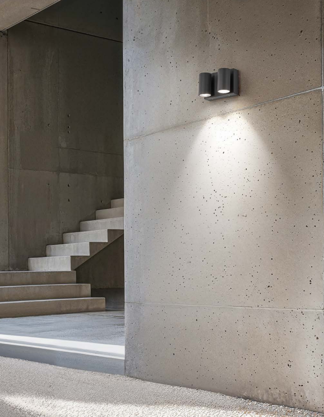 GEALUCE Applique spot in alluminio bianco-antracite-marrone IP65 orientabili LED CCT GEALUCE Applique spot in alluminio bianco-antracite-marrone IP65 orientabili LED CCT